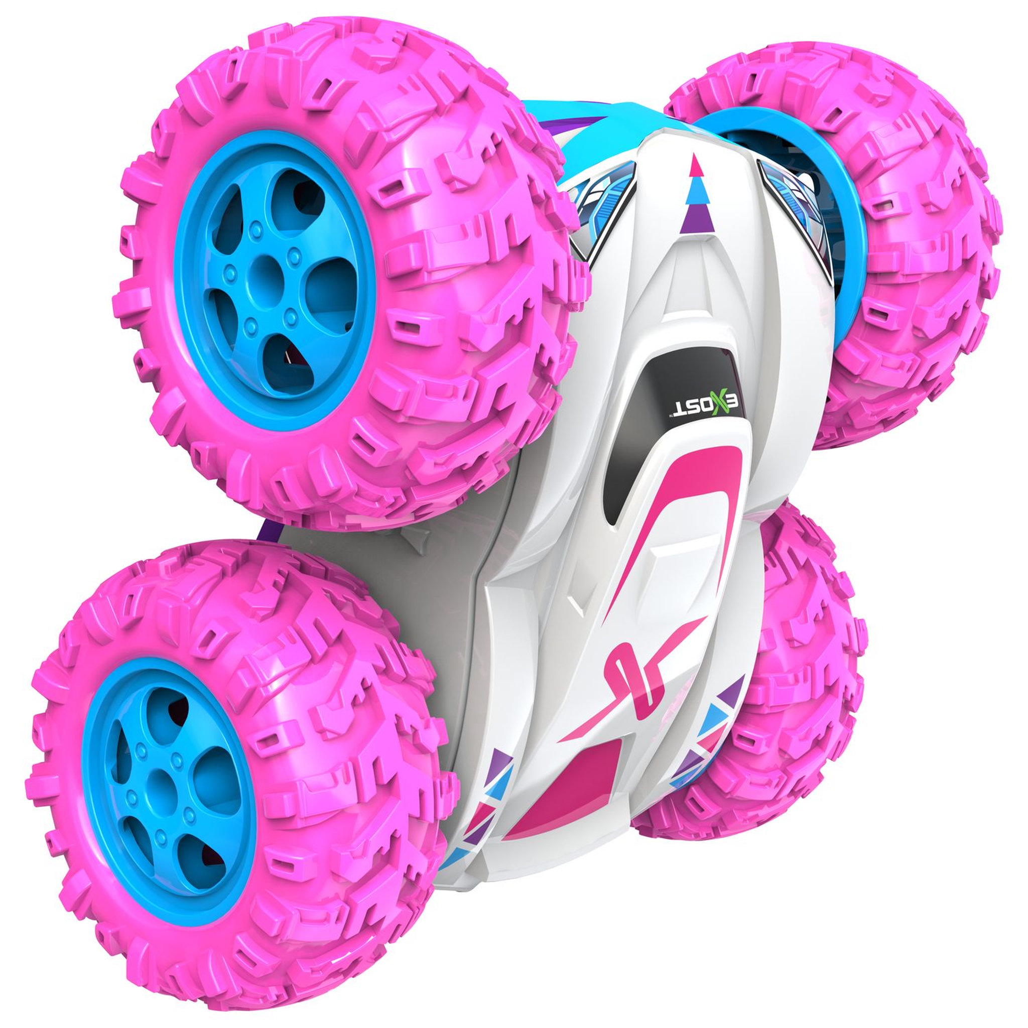 Voir la diapositive 2 : SILVERLIT Voiture radiocommandée 360 cross rose