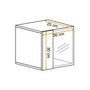 Voir la diapositive 3 : Paris Prix Bloc Mural LED Design  Switch V  30cm Noir