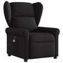 Voir la diapositive 2 : VIDAXL Fauteuil de massage inclinable Noir Tissu
