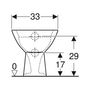 Voir la diapositive 2 : Geberit Cuvette WC au sol pour enfants BAMBINI GEBERIT 500.916.00.1
