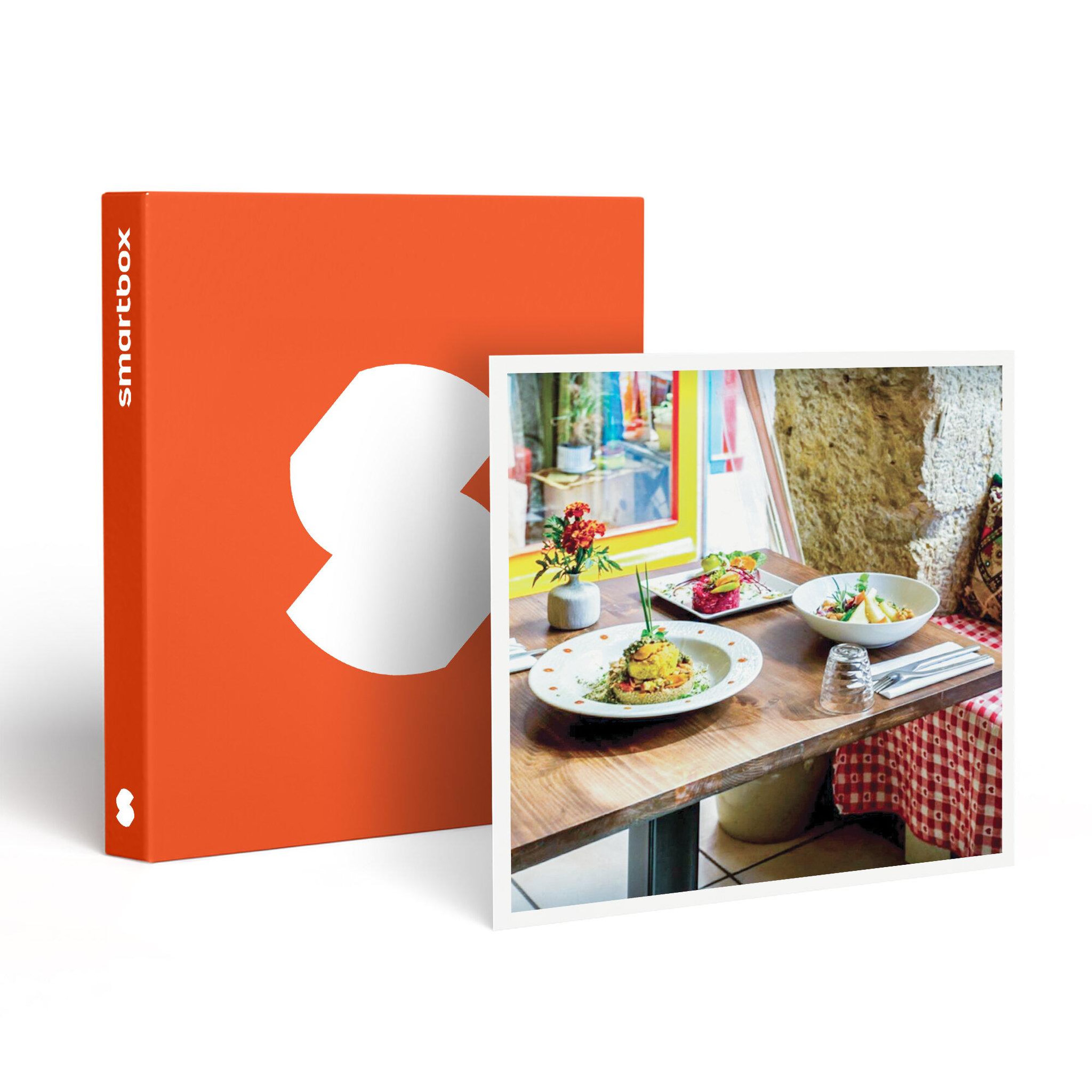Smartbox Repas savoureux éthique et vegan de 3 plats sur les pentes de la croix rousse à lyon - coffret cadeau gastronomie