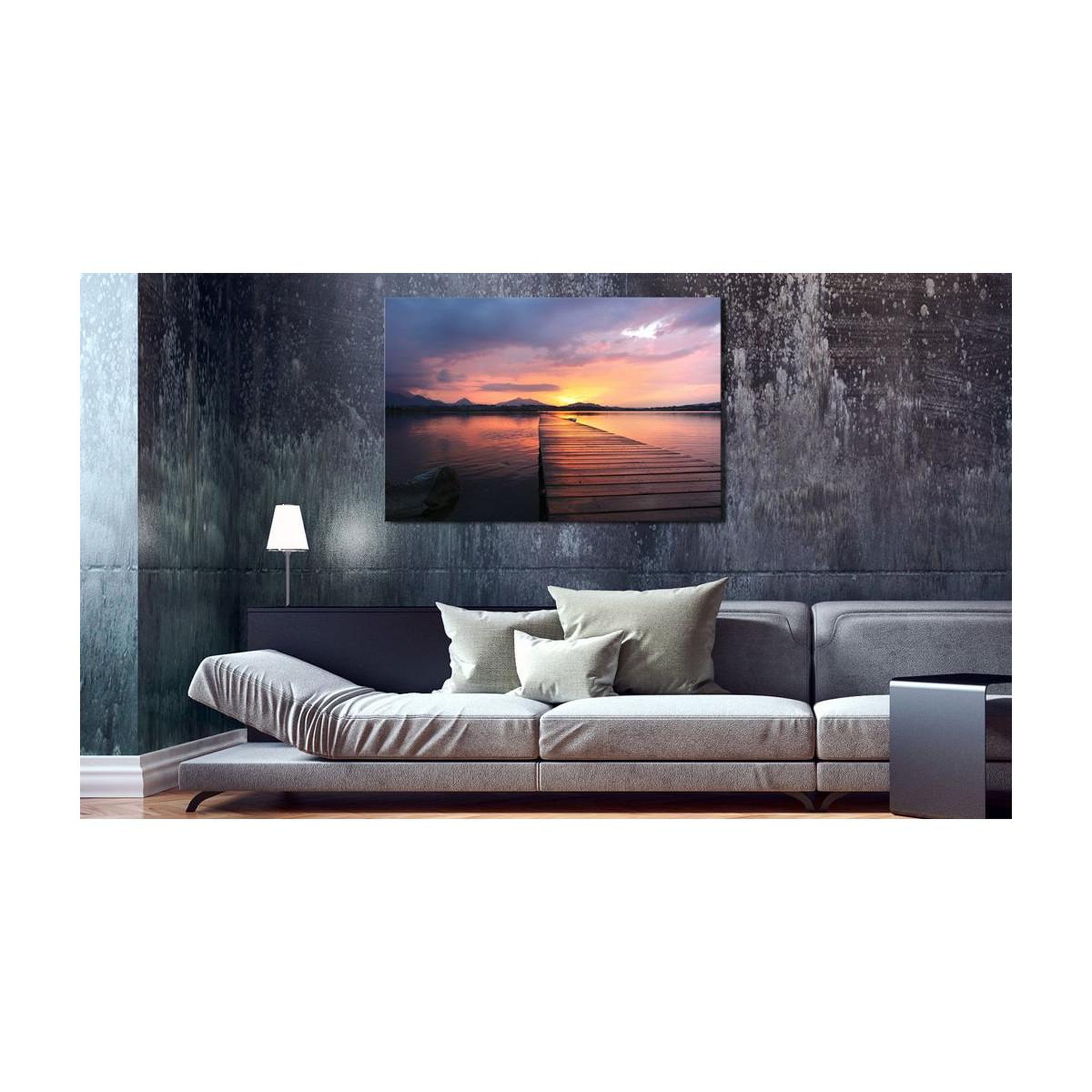 Voir la diapositive 2 : Paris Prix Tableau Imprimé  Bay of Silence  40x60cm