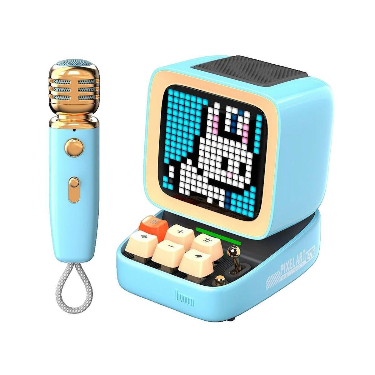 DIVOOM Enceinte portable Bluetooth Divoom Ditoo Mic avec microphone intégré