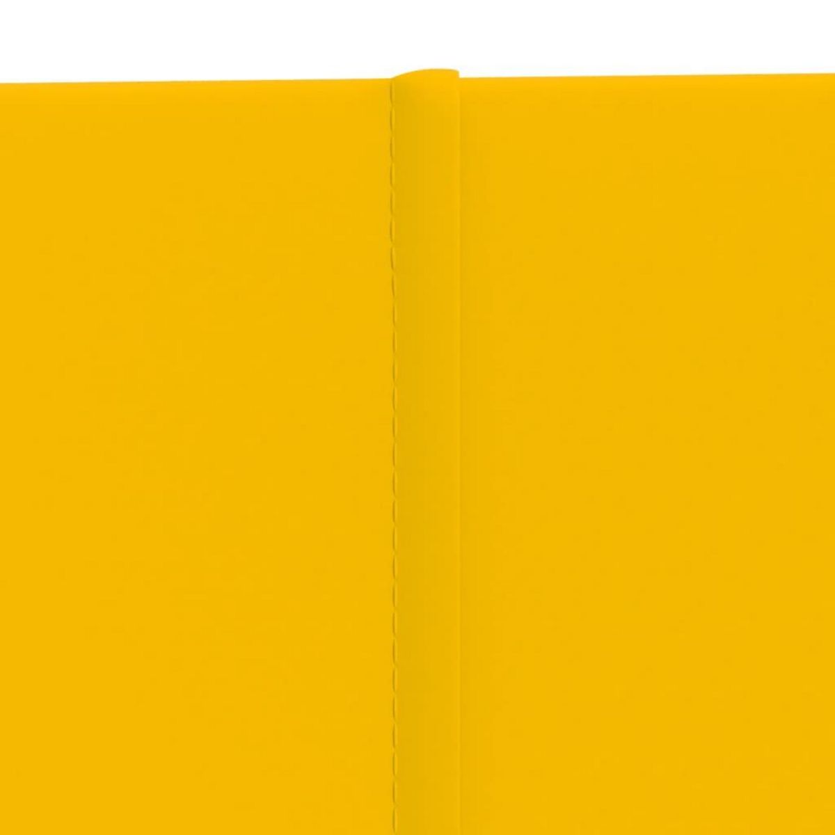 VIDAXL Panneaux muraux 12 pcs Jaune 60x30 cm Velours 2,16 m^2