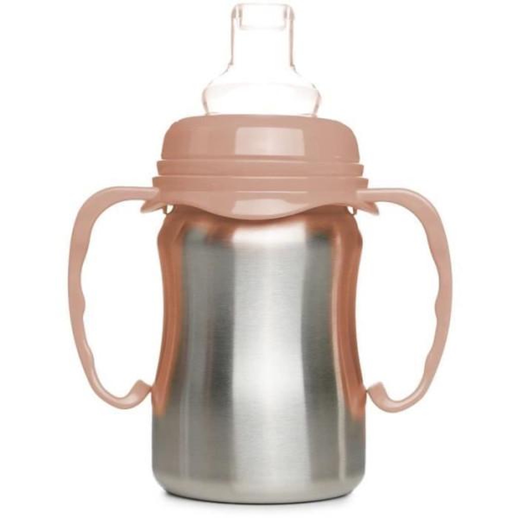 Voir la diapositive 5 : THERMOBABY Tasse d'apprentissage - THERMOBABY - Inox - 180 ml - Peche - Ergonomique et anti-fuites