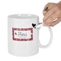 Voir la diapositive 3 : Paris Prix Mug XXL & Stylo  Merci  80cl Blanc