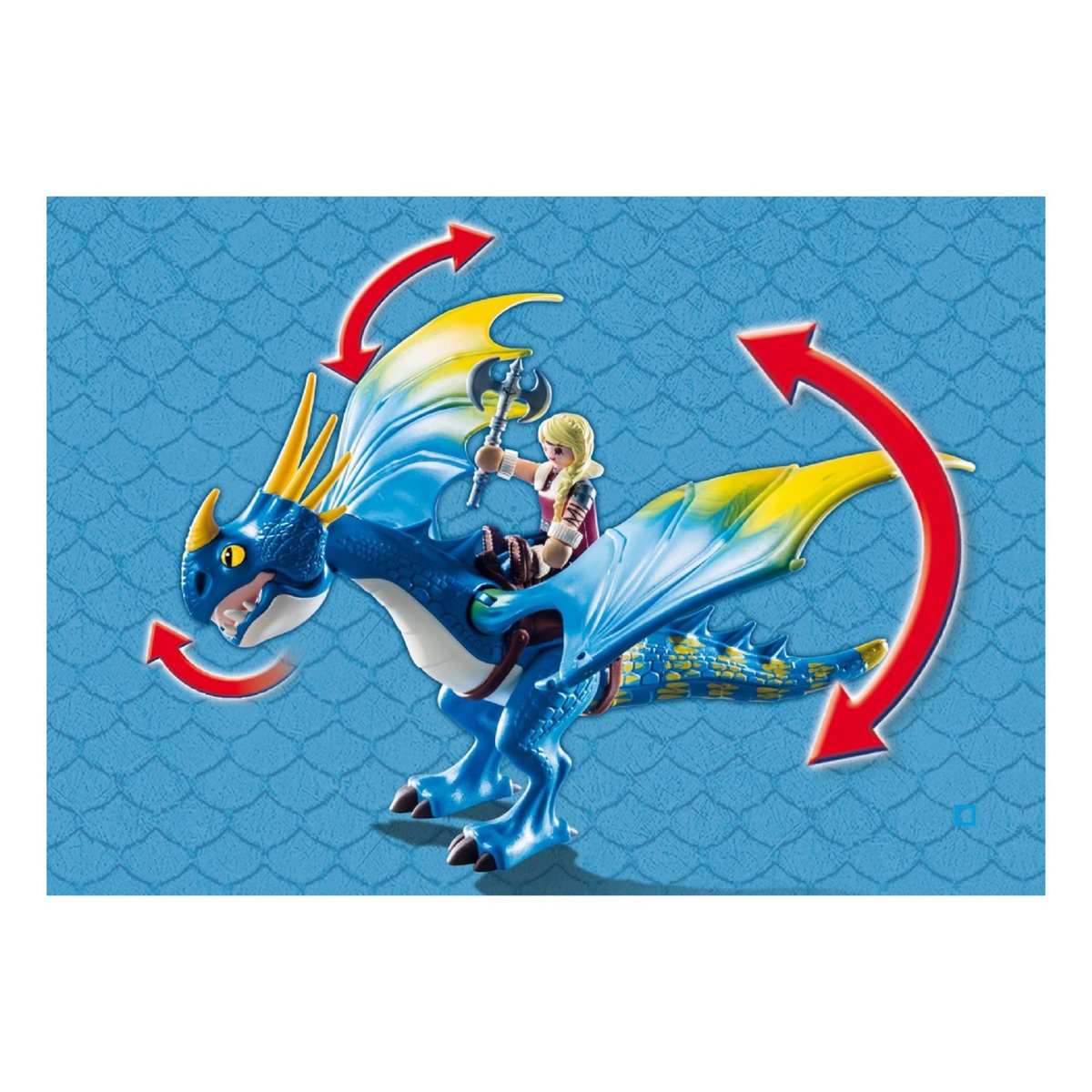 PLAYMOBIL 9247 - Dragons - Astrid et Tempête