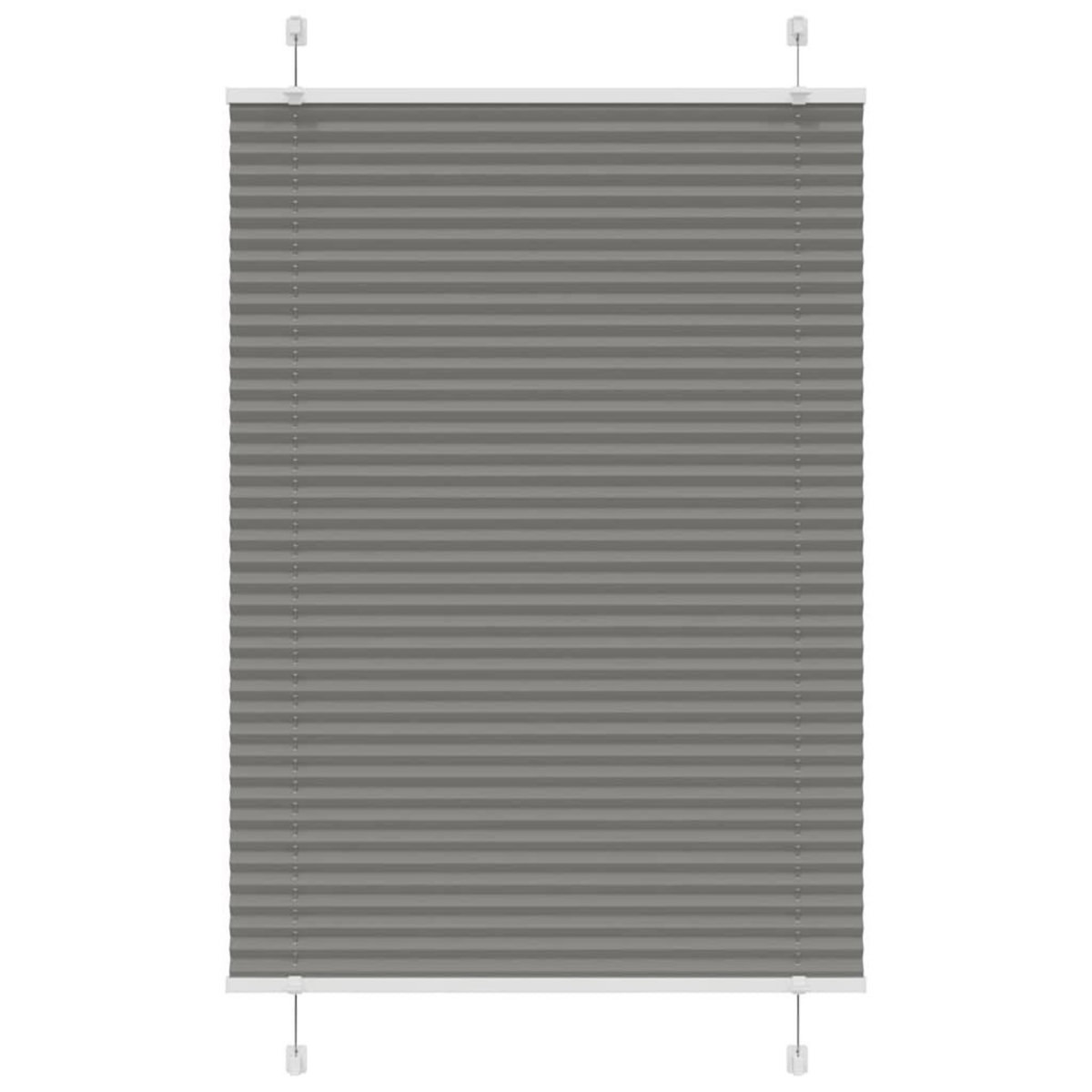 VIDAXL Store plisse anthracite 90x150 cm largeur du tissu 89,4 cm