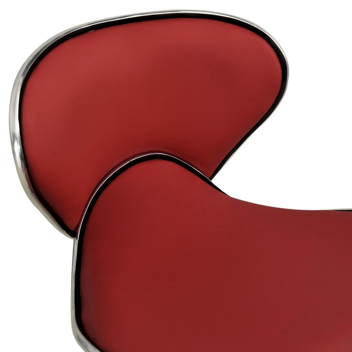VIDAXL Chaise de bureau Rouge bordeaux Similicuir