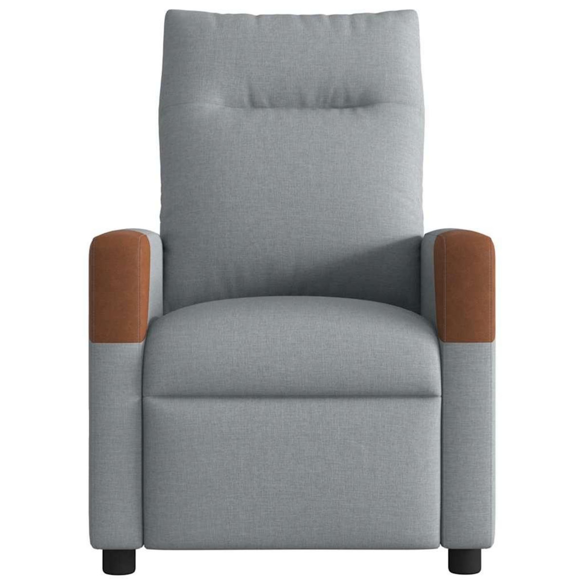 VIDAXL Fauteuil inclinable electrique Gris clair Tissu