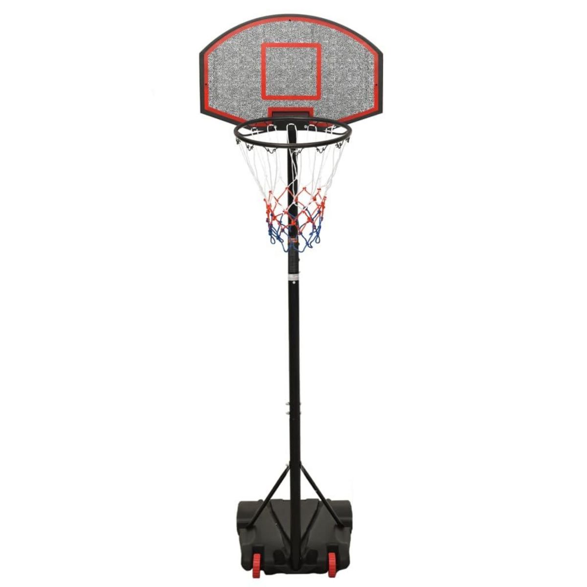 VIDAXL Support de basket-ball Noir 216-250 cm Polyethylene