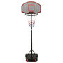 Voir la diapositive 2 : VIDAXL Support de basket-ball Noir 216-250 cm Polyethylene