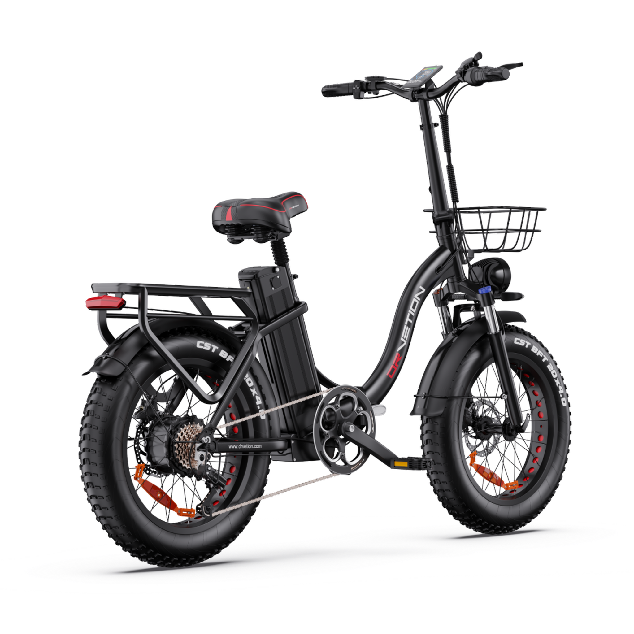 Voir la diapositive 6 : DRVETION Vélo électrique pliant drvetion ct20 pro max, batterie samsung 48 v 15 ah, moteur 250 w