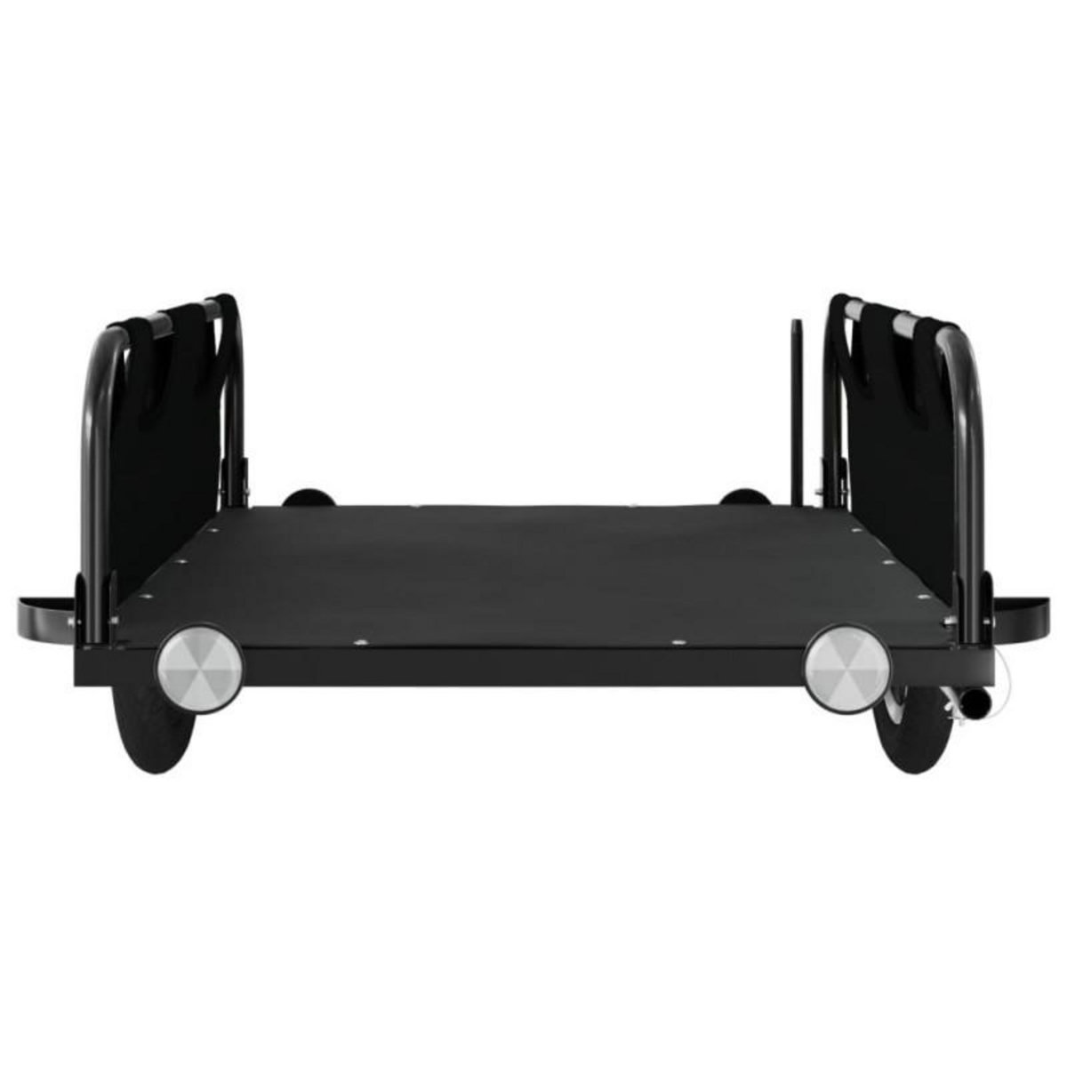 VIDAXL Remorque de vélo noir tissu oxford et fer