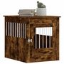 Voir la diapositive 4 : VIDAXL Meuble de cage pour chiens chene fume 64,5x80x71 cm