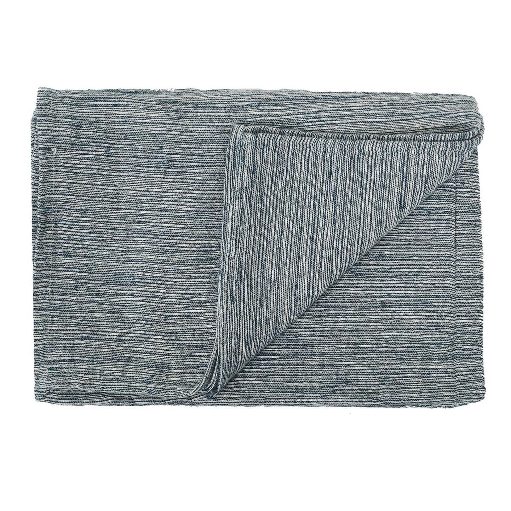 The Home Deco Factory Jeté de canapé  blen  170x250cm bleu canard