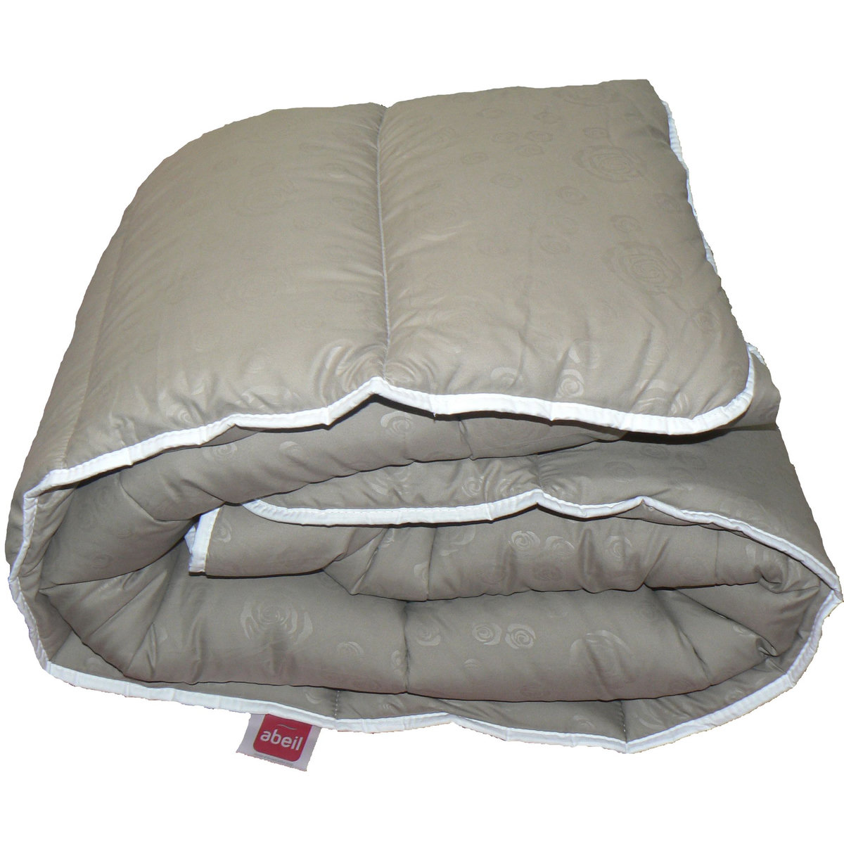ABEIL Couette Douceur extrême design 350g/m2 motif rose pas cher — free download