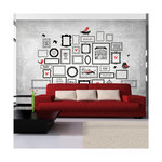 Paris Prix Papier Peint  Family Motto. Coloris disponibles : Multicolore