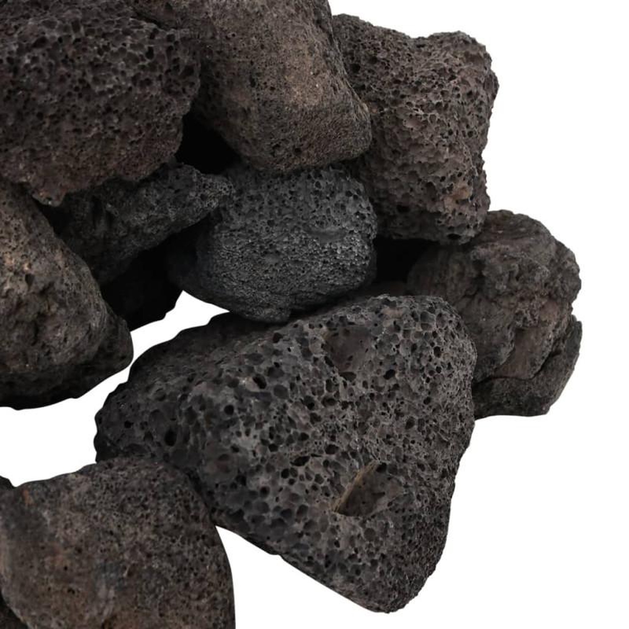 Voir la diapositive 5 : VIDAXL Roches volcaniques 10 kg noir 5 8 cm