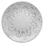 SECRET DE GOURMET Lot de 6 Assiettes à Dessert  Hacienda  22cm Gris