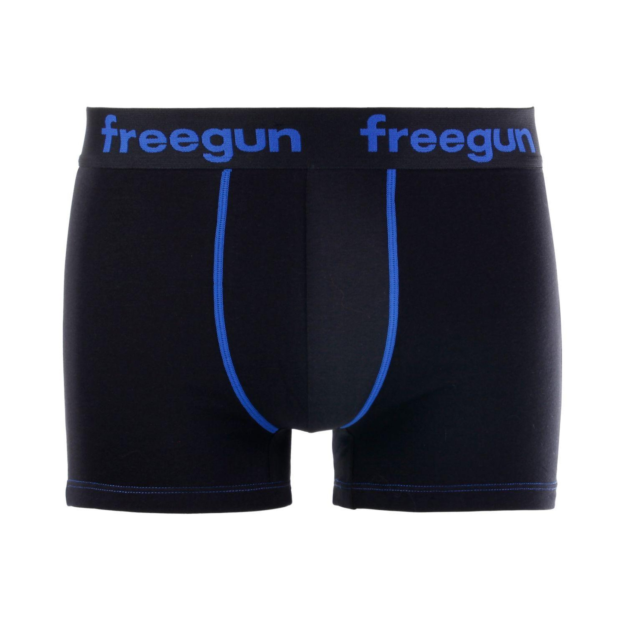 Voir la diapositive 5 : FREEGUN Lot de 9 boxers garçon en Coton