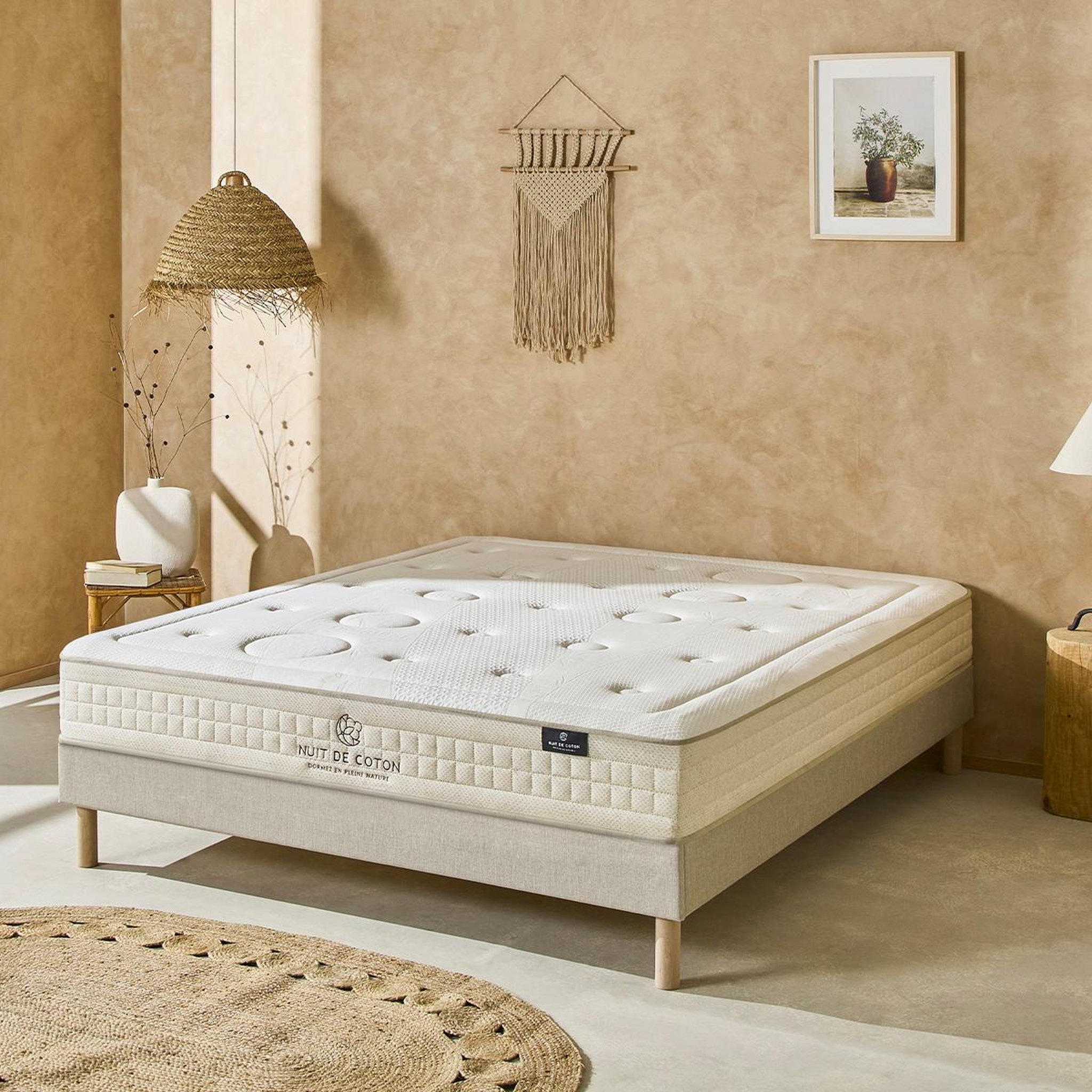 Voir la diapositive 3 : NUIT DE COTON Nuit de coton | matelas prelude 2.0 | latex 100% naturel