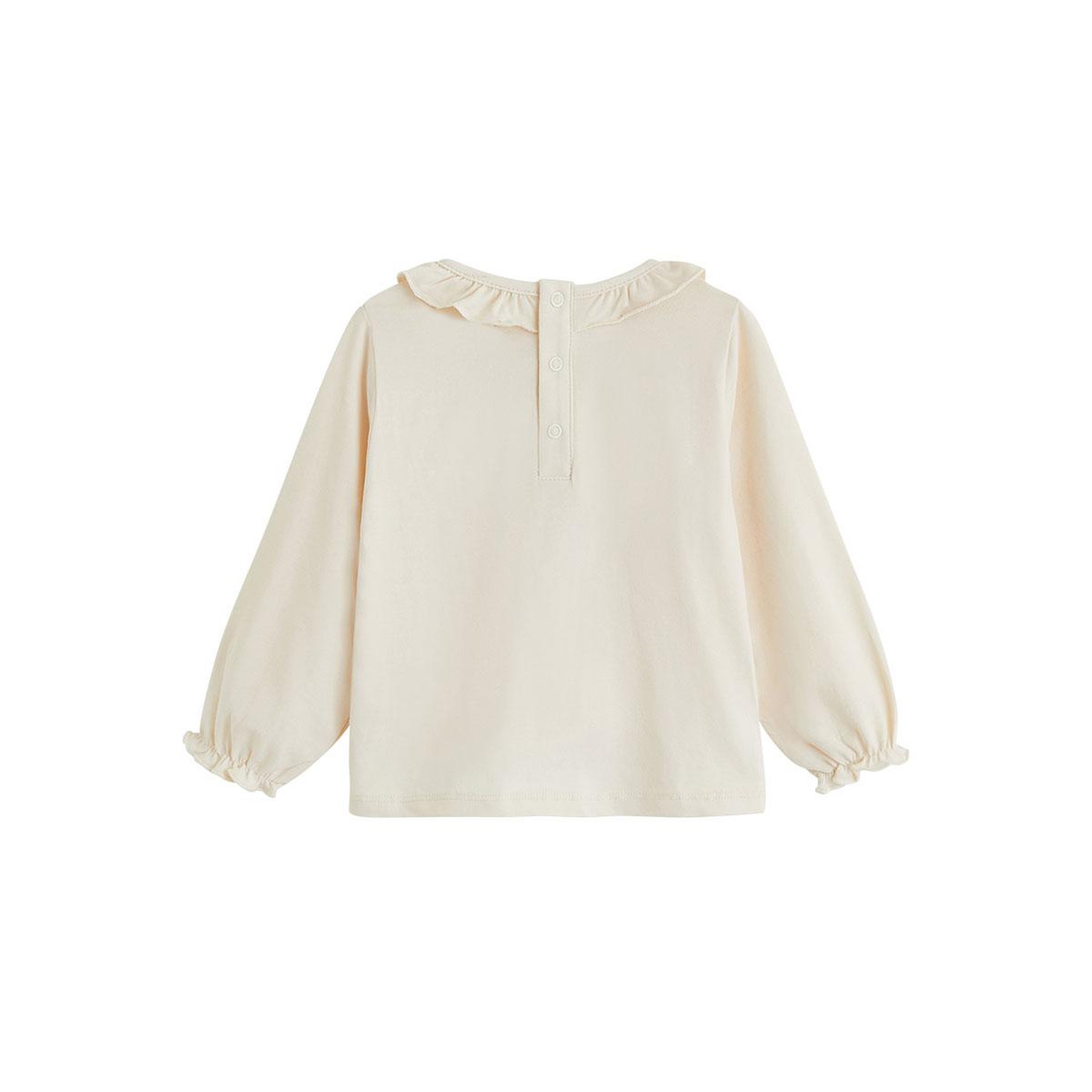 Voir la diapositive 2 : PETIT BEGUIN T-shirt bébé manches longues Grace