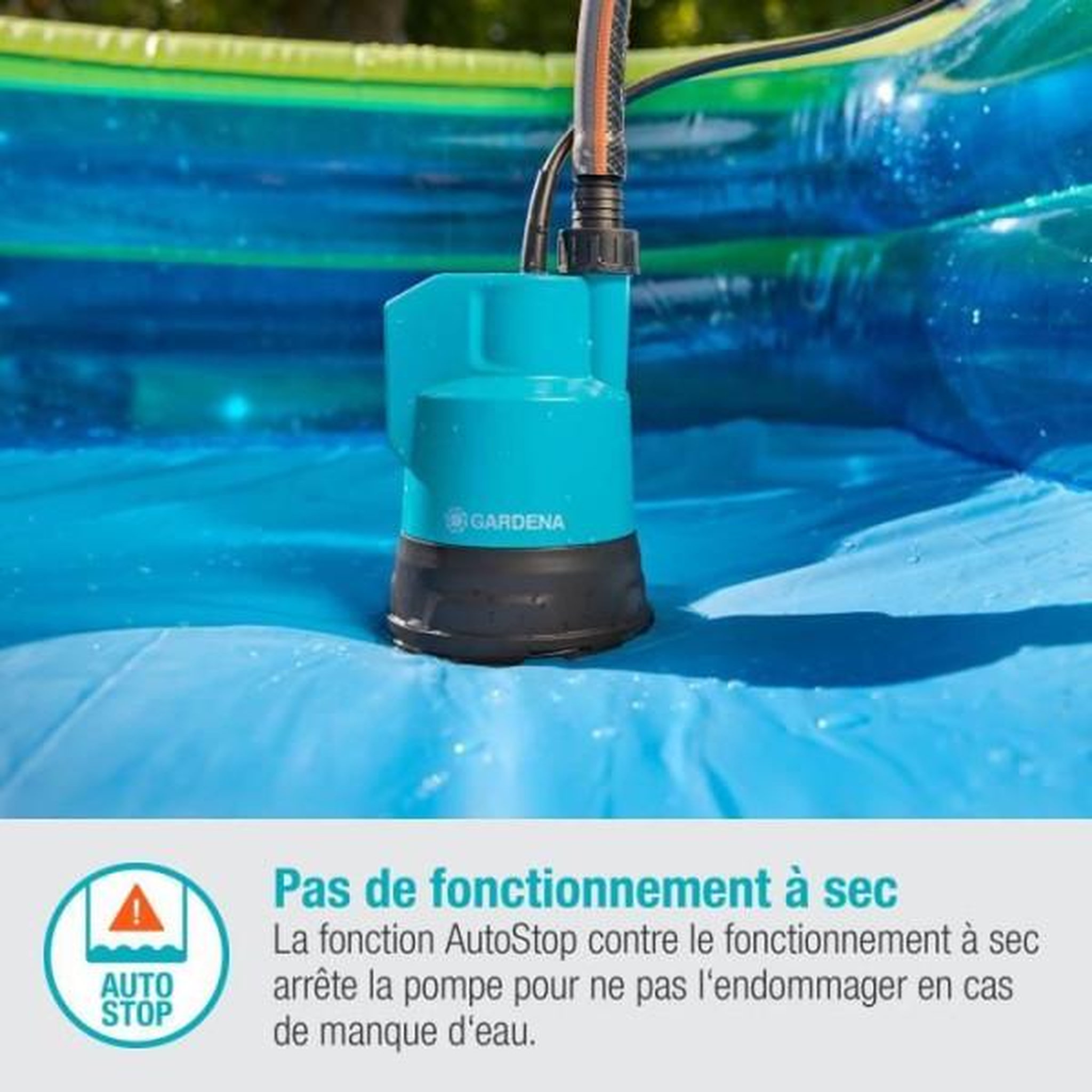 Voir la diapositive 5 : Gardena GARDENA Pompe pour collecteur deau de pluie 2000/2 18V P4A