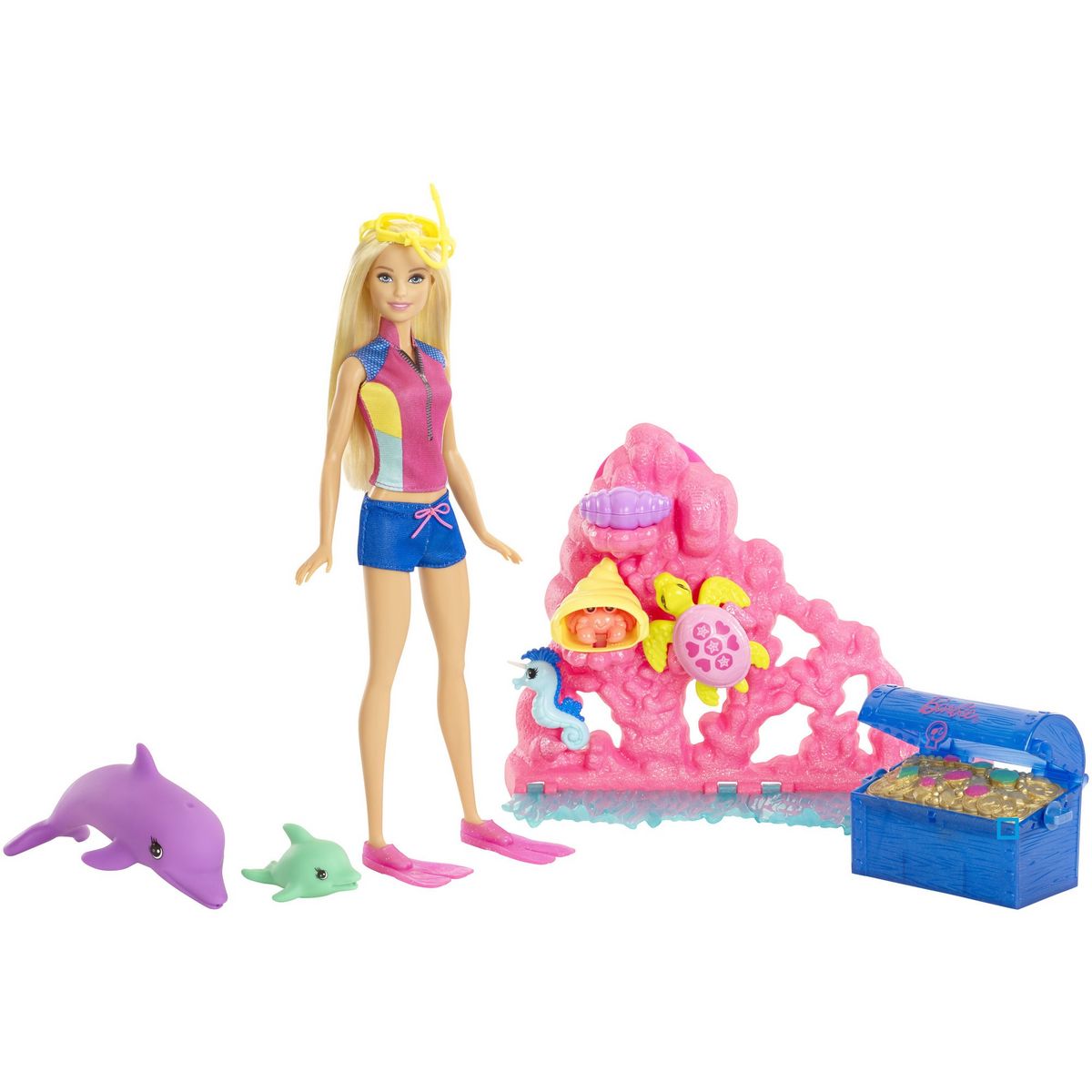 BARBIE Coffret mannequin La magie des dauphins - Barbie  