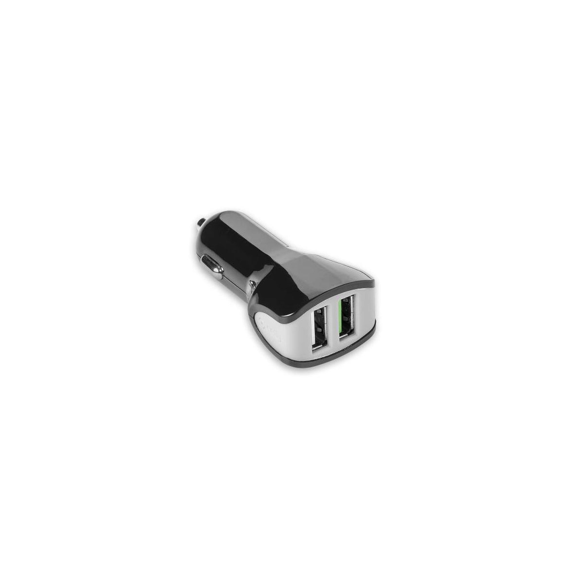 CELLY Celly CC2USBTURBOBK chargeur d'appareils mobiles Smartphone, Tablette Noir, Gris USB Auto