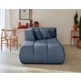 Voir la diapositive 2 : LISA DESIGN Caracas - module d'assise méridienne gauche - en tissu