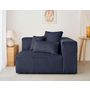 Voir la diapositive 2 : LISA DESIGN Colombine - module d'assise droit - en velours côtelé grosses côtes