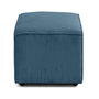 Voir la diapositive 1 : LISA DESIGN Arty - pouf d'appoint - en velours côtelé