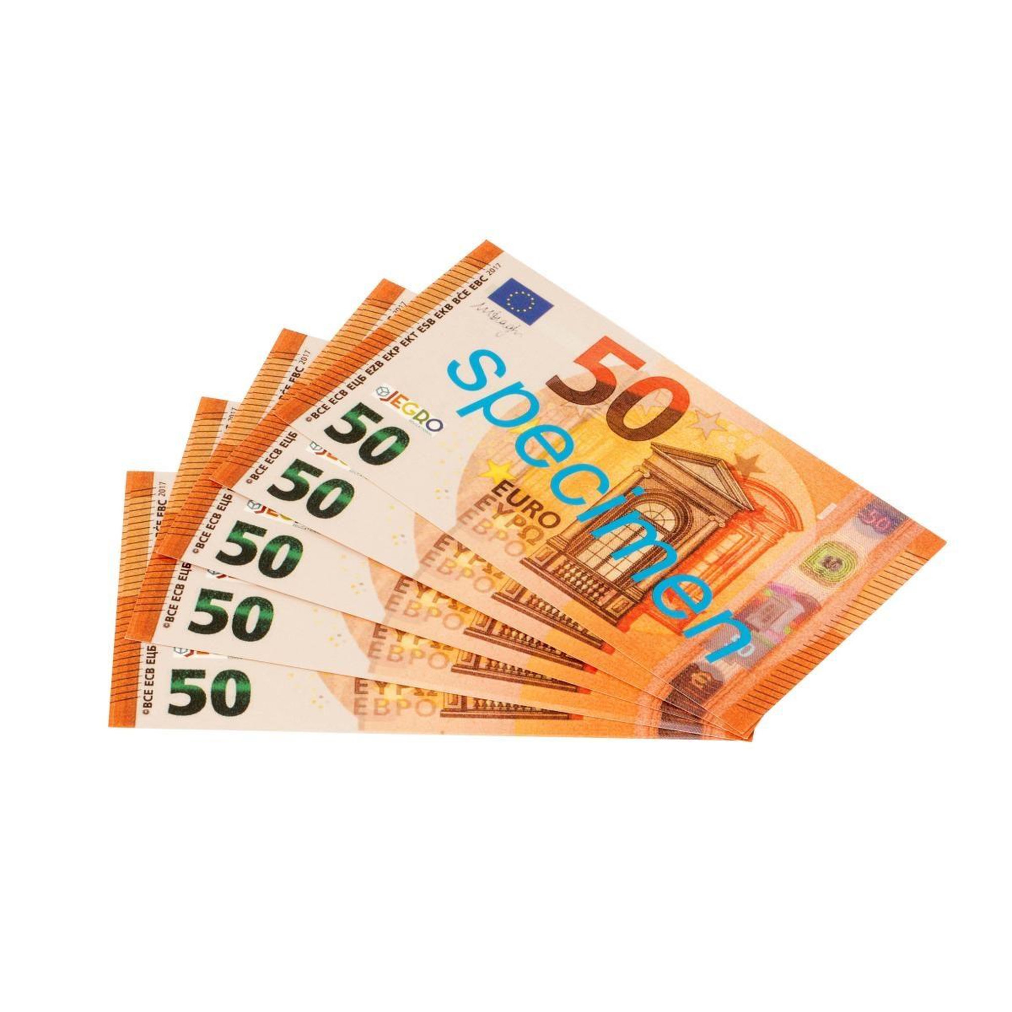 EDUCO Euro billets - 50 euros — 100 pièces