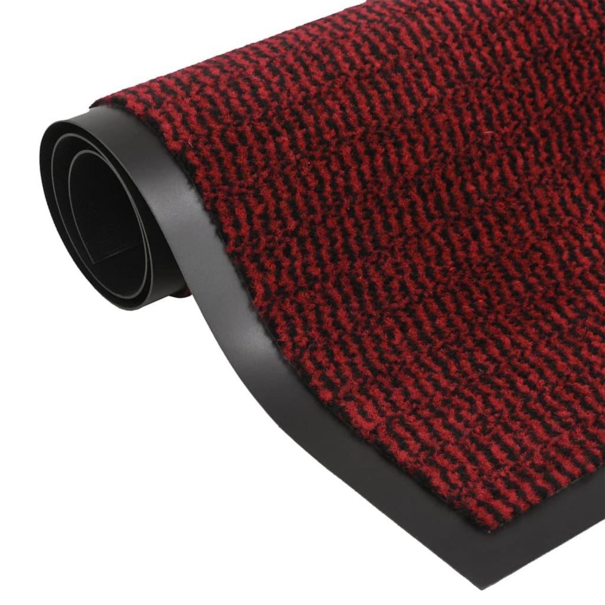 VIDAXL Paillasson touffete 60x150 cm Rouge