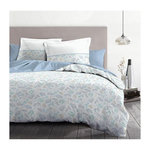 HOME LINGE PASSION Parure de couette HOME LINGE PASSION Adonis - 3 Pcs - 220 x 240 - 100% Coton 57 Fils - Bleu