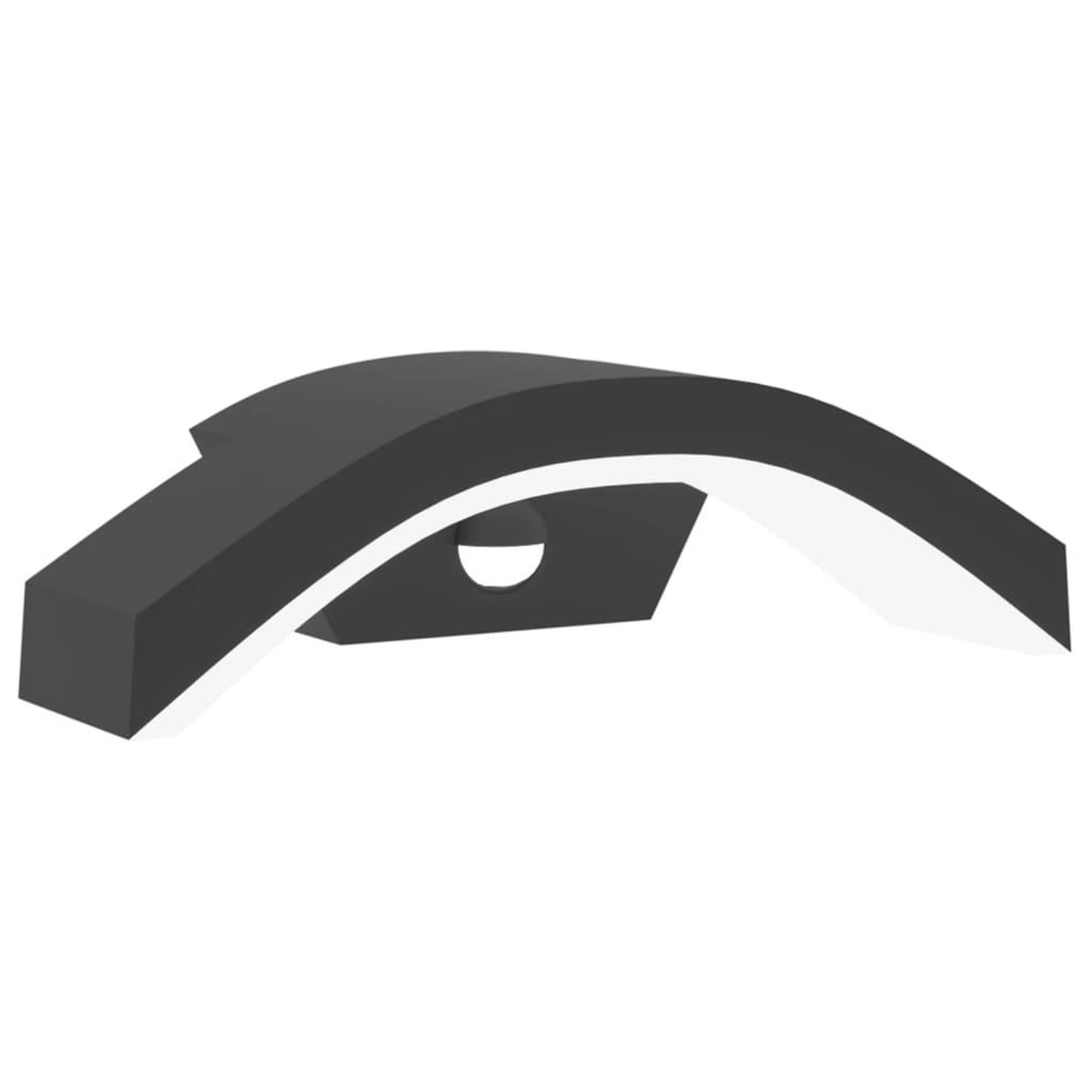 Voir la diapositive 2 : VIDAXL Applique murale LED d'exterieur avec capteurs noir