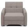 Voir la diapositive 1 : BEST MOBILIER Michelle - fauteuil convertible avec coffre en velours