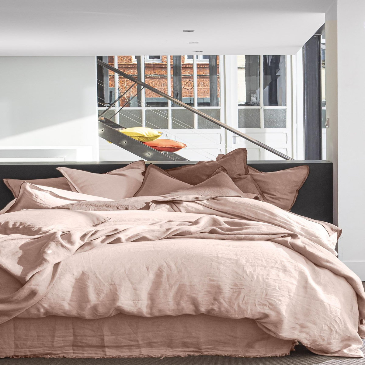 BATON ROUGE Housse de couette 100% lin lavé