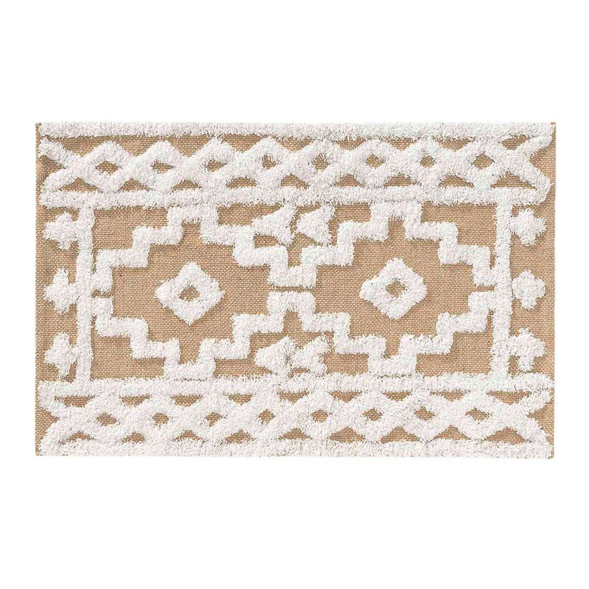 Douceur d'Intérieur Tapis multi-usage en jute  medine  60x90cm naturel