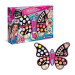 NEW BORN BABY Palette de maquillage papillon - Clementoni - Fards a paupieres, rouges a levres, vernis a ongles