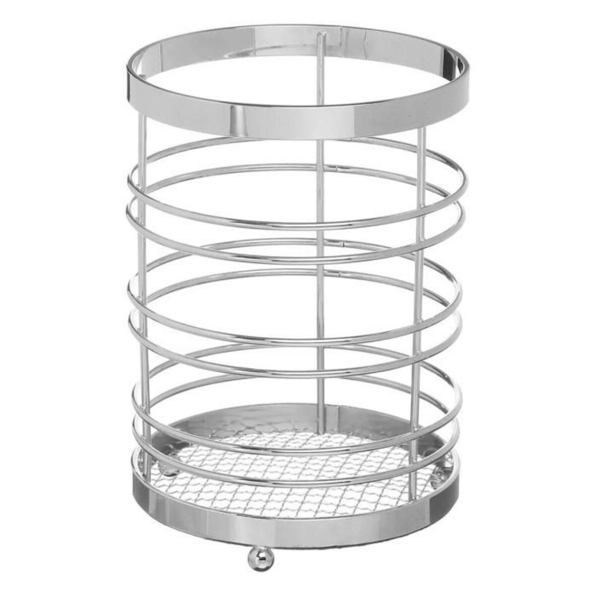 FIVE Pot Range Couverts Métal 17cm Argent