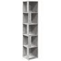 Voir la diapositive 2 : VIDAXL Armoire d'angle Gris beton 33x33x164,5 cm Bois d'ingenierie