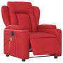 Voir la diapositive 3 : VIDAXL Fauteuil de massage inclinable electrique rouge similicuir