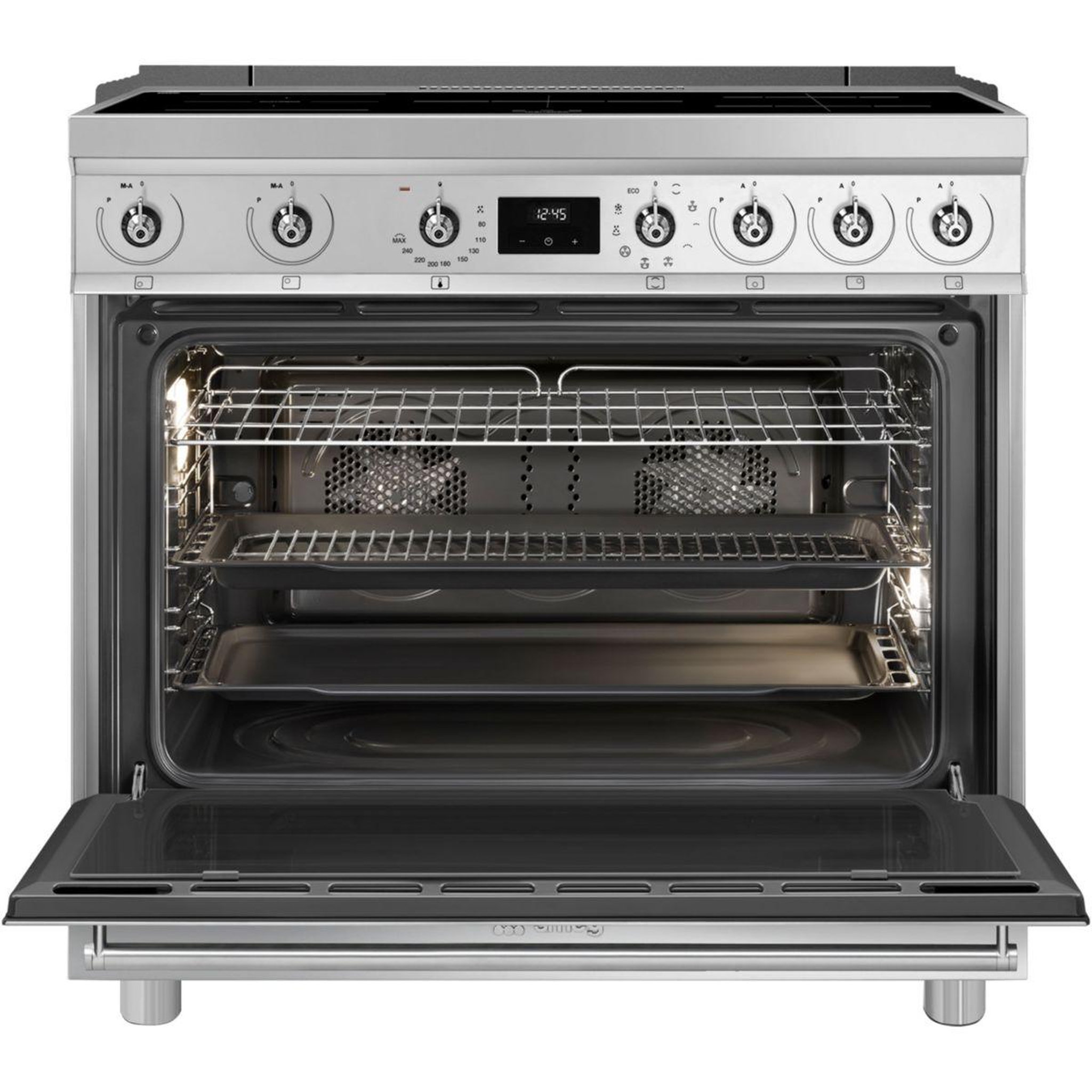 Voir la diapositive 3 : SMEG Piano de cuisson induction c9imx2