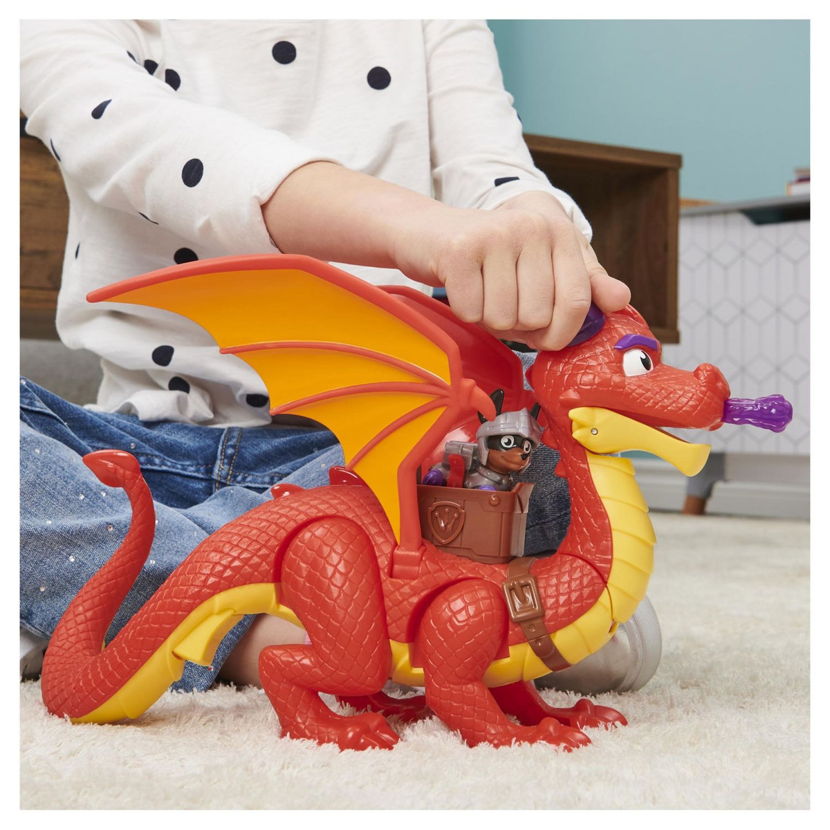 SPIN MASTER Sparks Le Dragon & Claw Rescue Knights La Pat'Patrouille