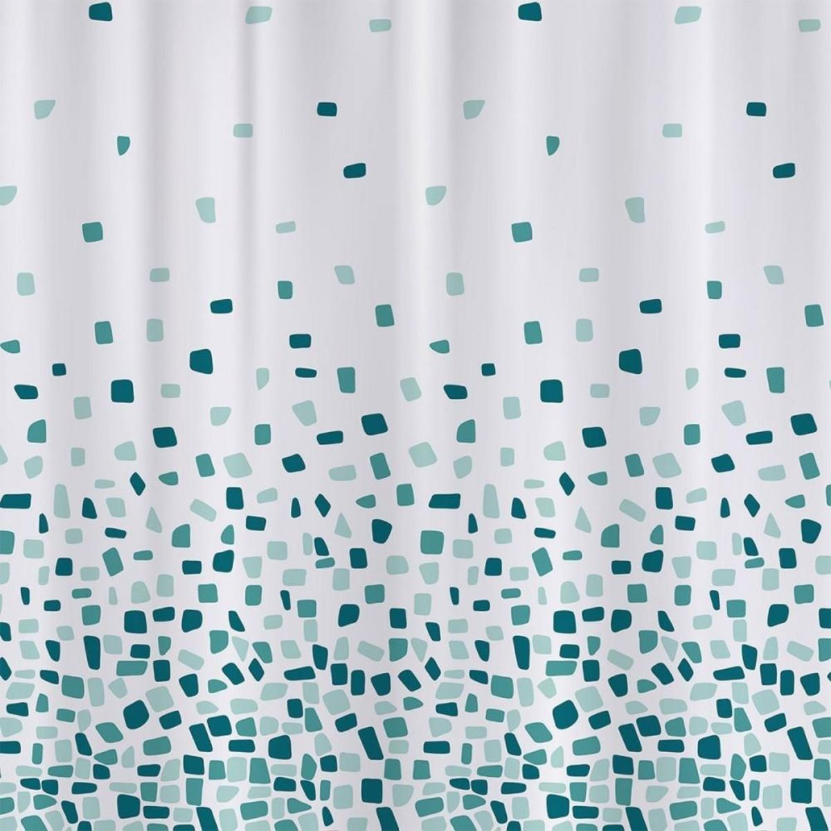 FORNORD Rideau de douche 180x180 cm Mozaik