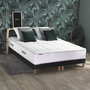 Voir la diapositive 2 : IDLITERIE Ensemble matelas Ressorts 7 zones H28cm + sommier PALACIO 2 FABRICATION FRANCAISE