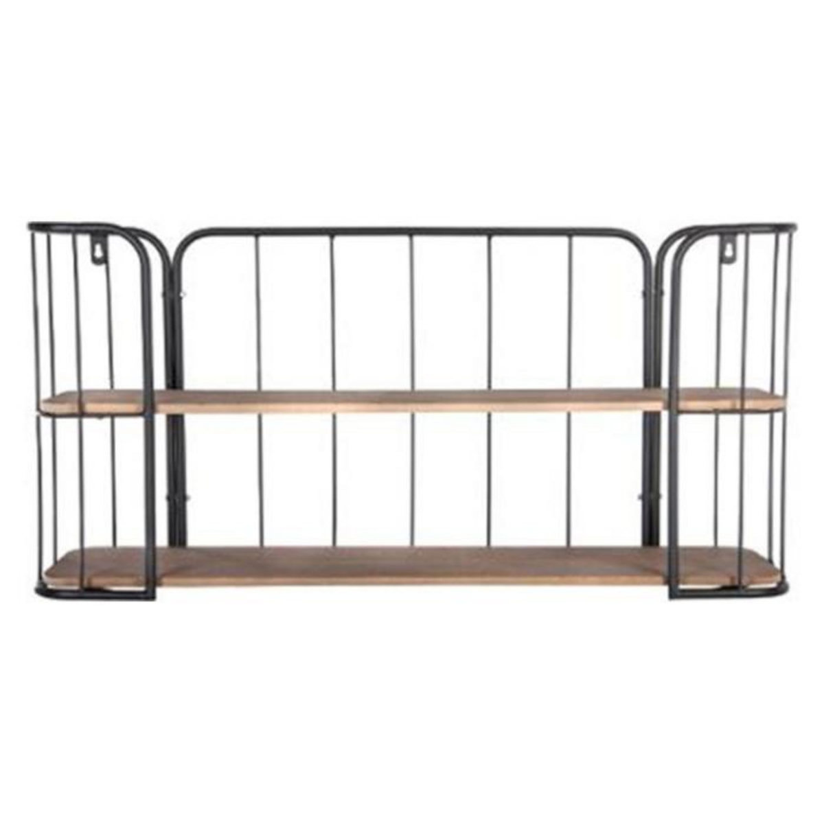 ATMOSPHERA Etagère Murale à 2 Niveaux  Jordi  75cm Marron