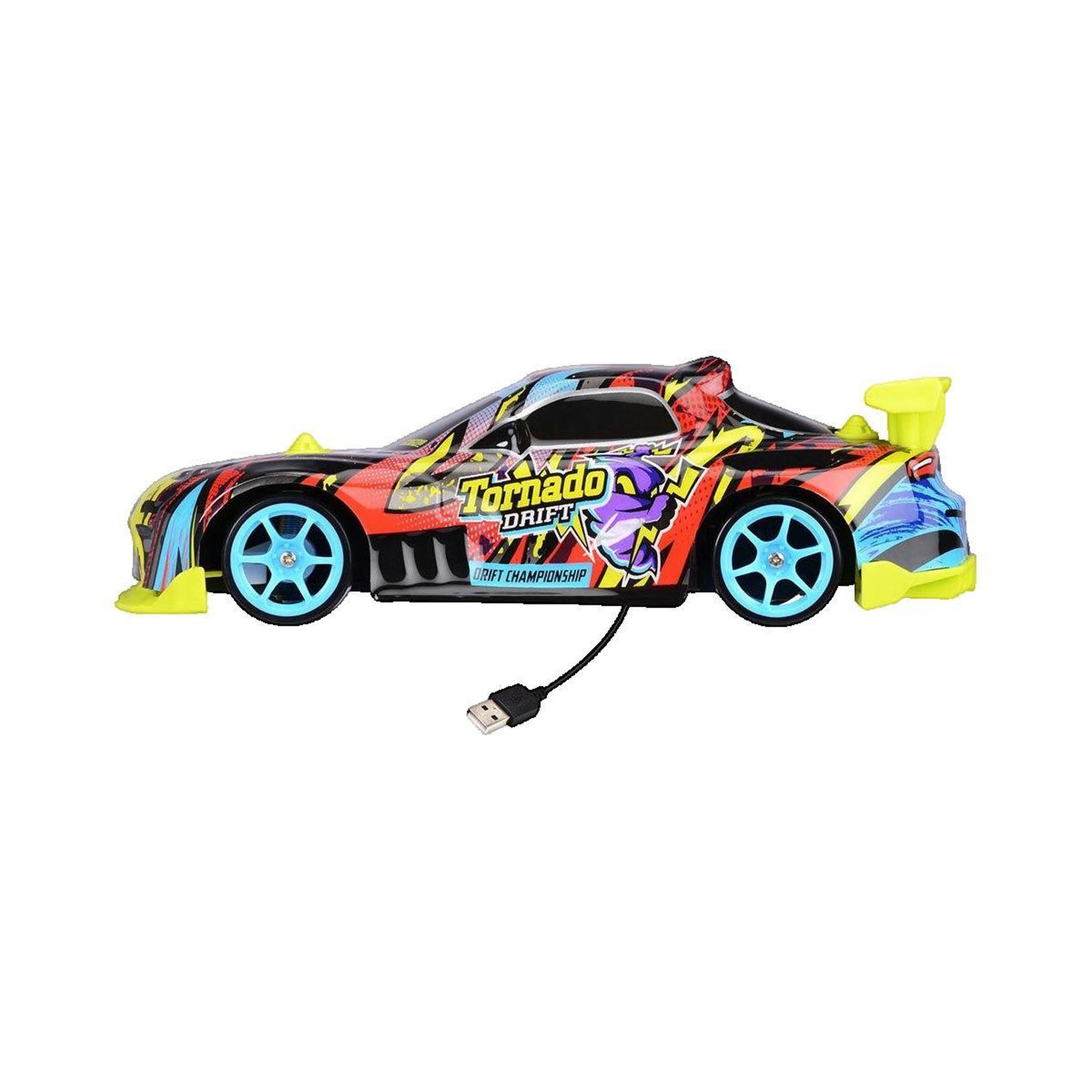 Voir la diapositive 3 : Dickie Voiture radiocommandée Dickie Tornado Drift 22 cm 4WD Turbo